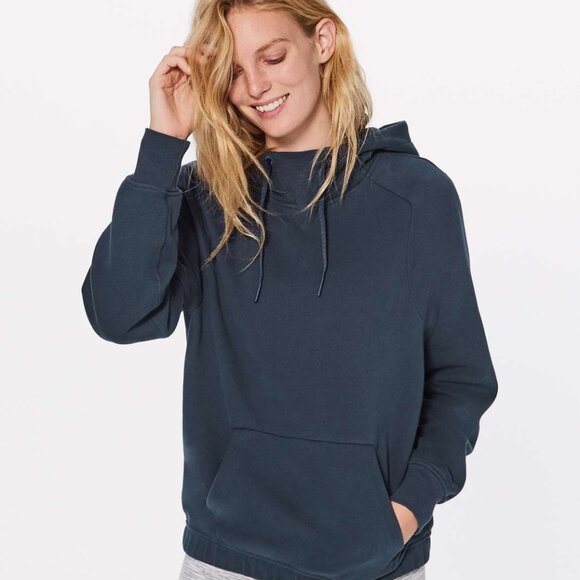 lululemon athletica Tops - Lululemon Warm For Winter Hoodie Mach Blue
